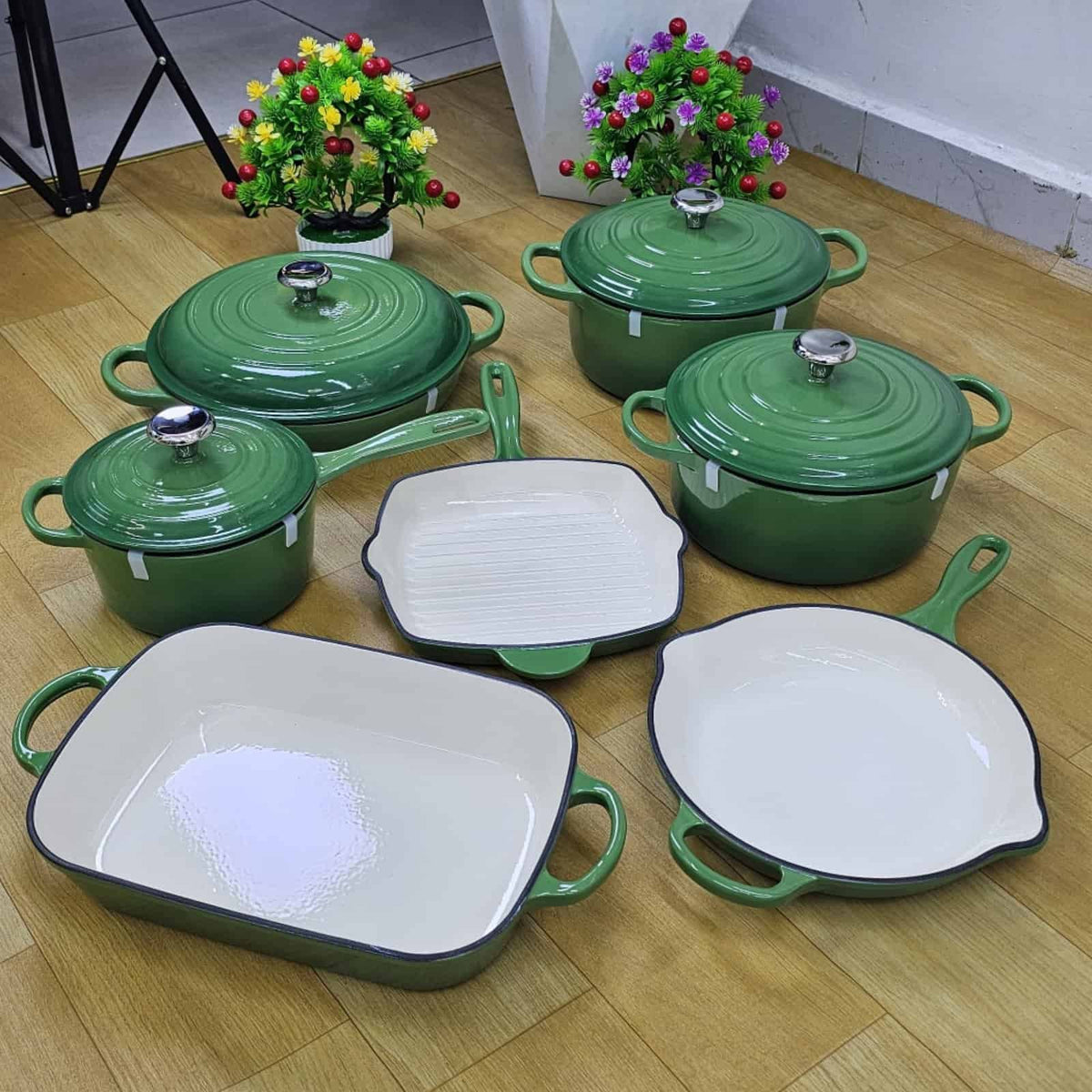Enamel Cast Iron Cooking Pots
