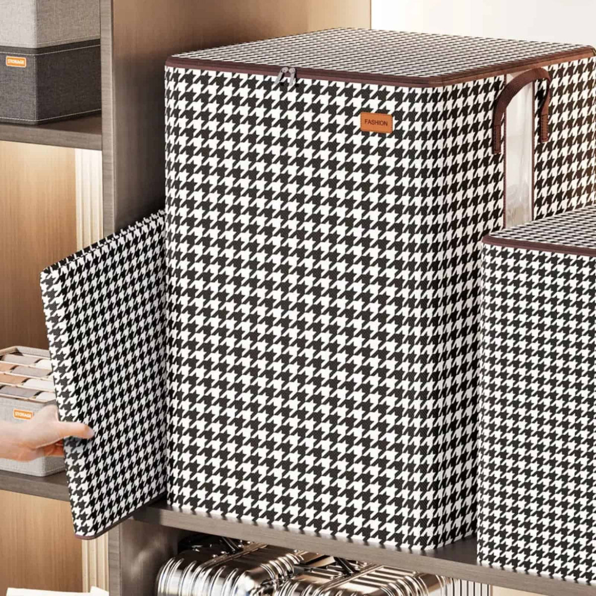 3pcs Large Capacity Quilt Organizer Closet Organizer Luggage Storage Bags