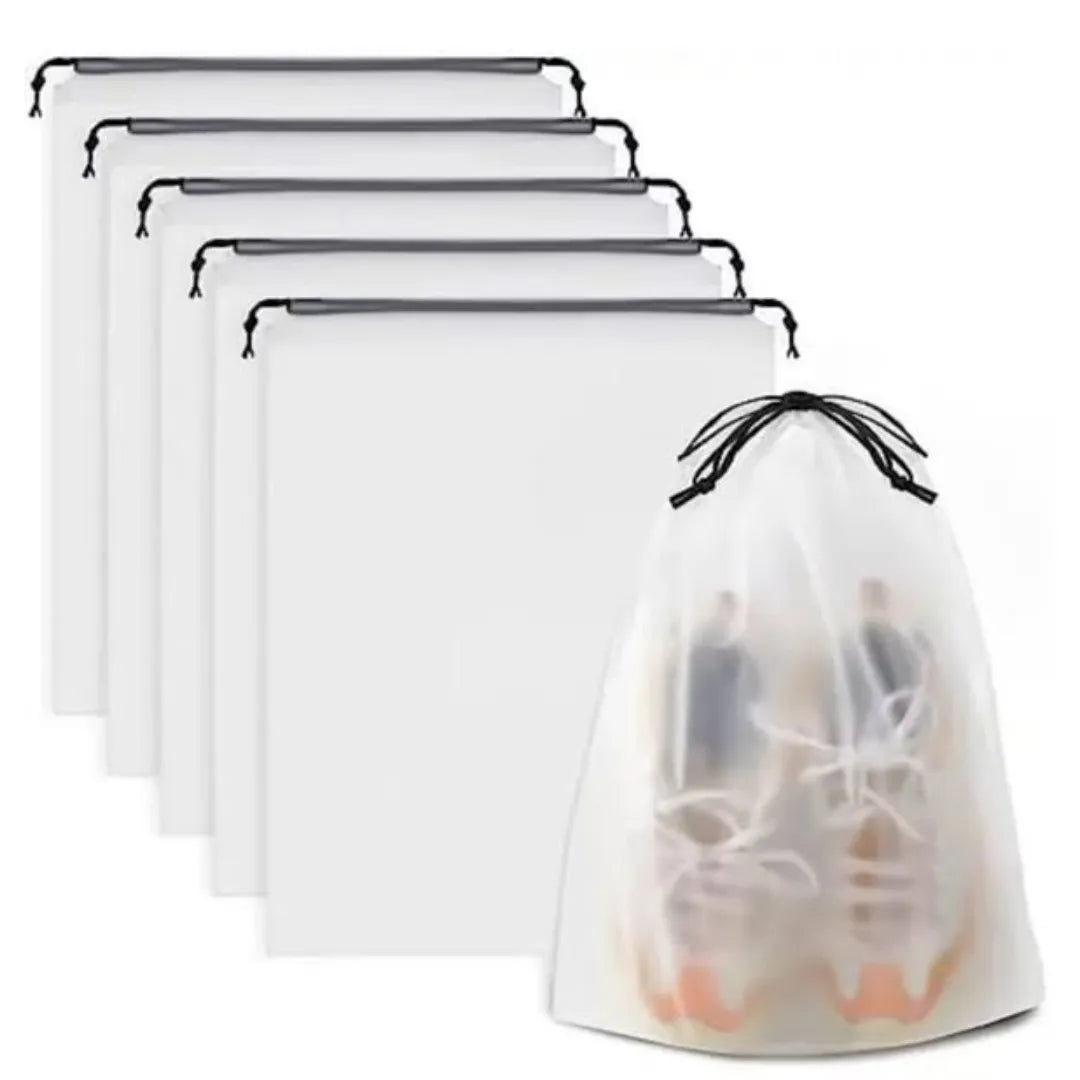 Reusable Waterproof Draw String Shoe Bags
