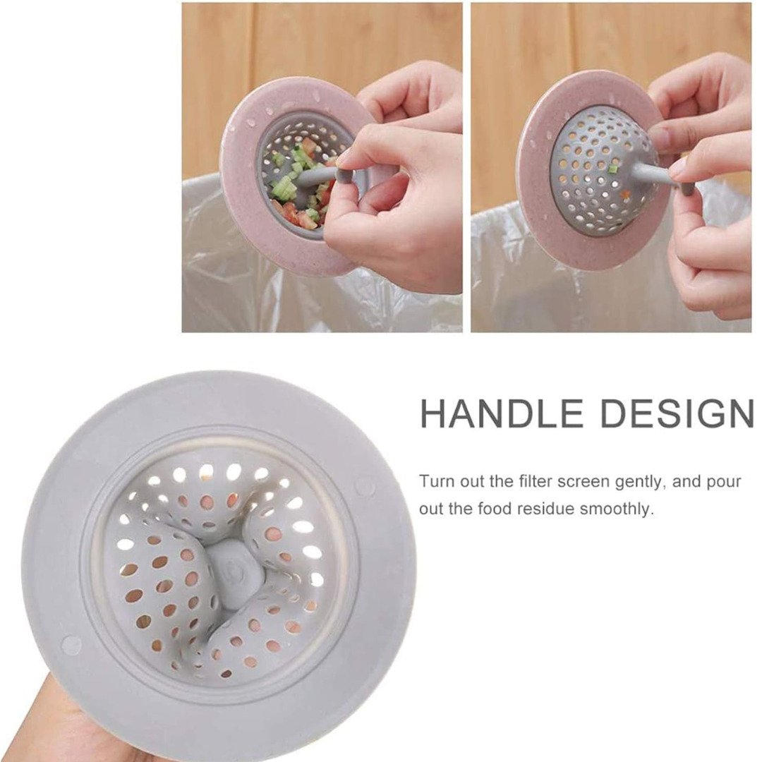 Silicone Sink Strainer with Handle