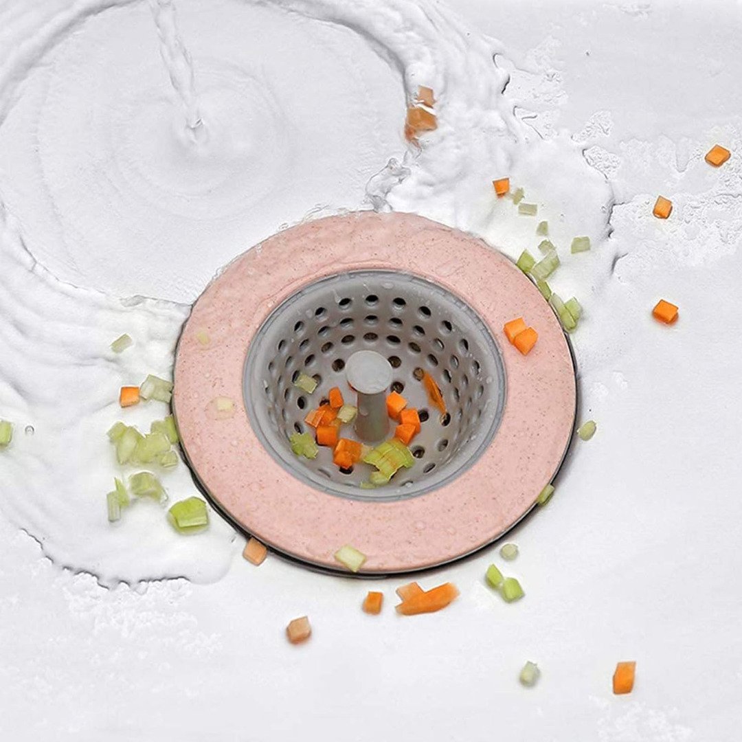 Silicone Sink Strainer with Handle