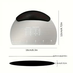 Stainless Steel Dough Scraper and Cutter