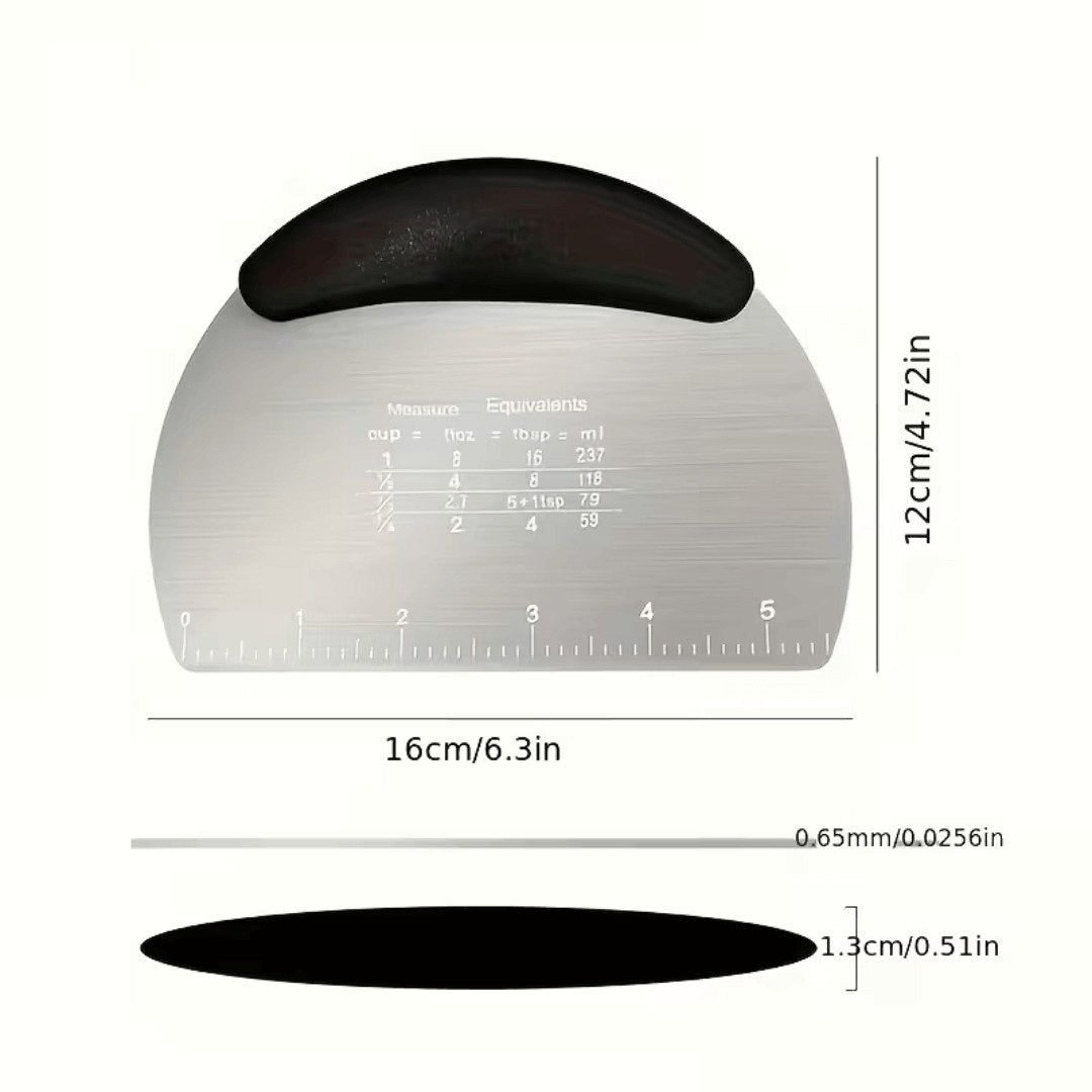Stainless Steel Dough Scraper and Cutter