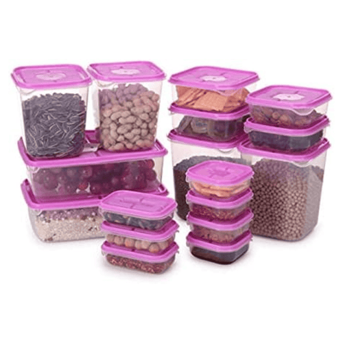 17pcs Crisper Food Storage Containers