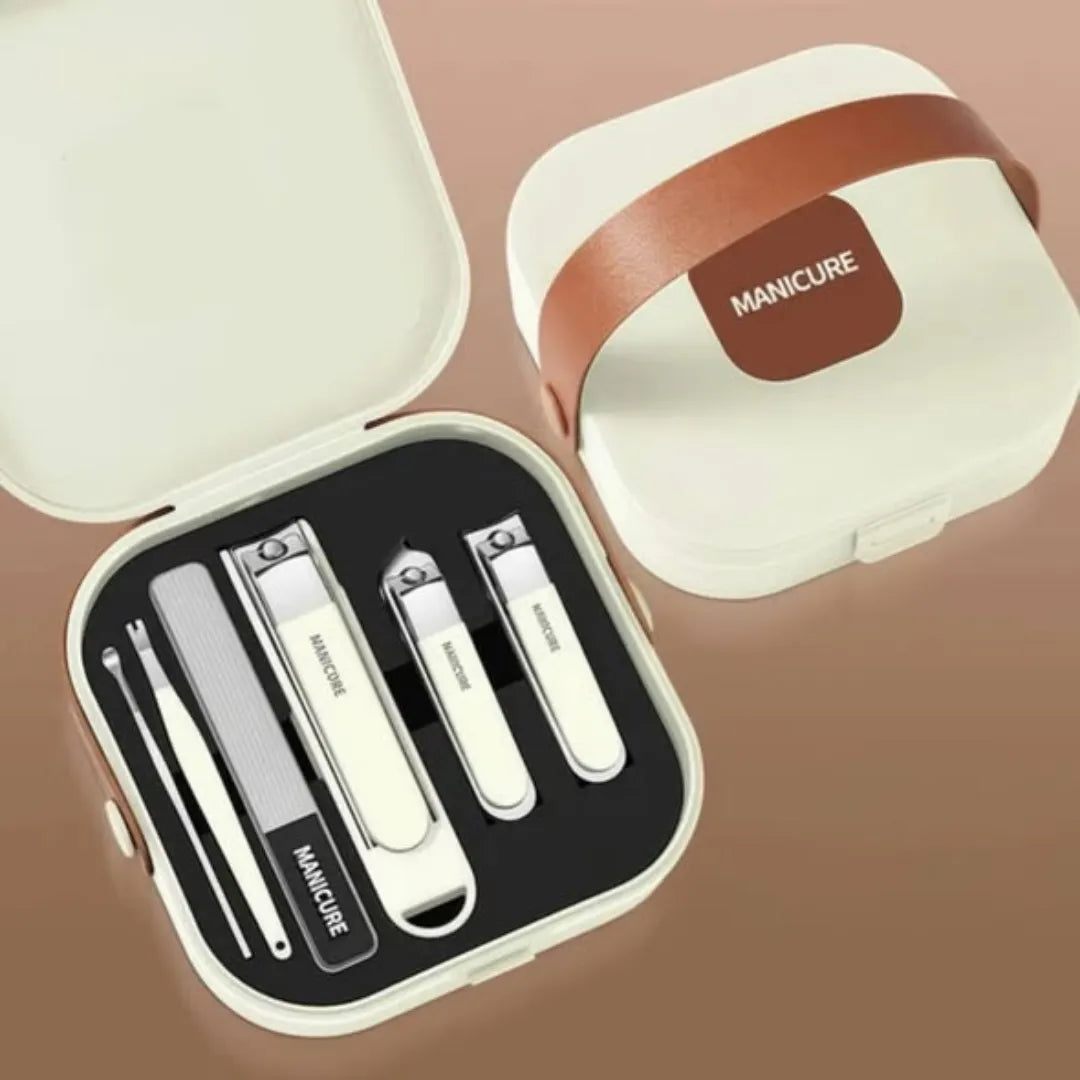 White 6 in 1 Nail Clipper Set