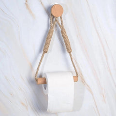 Hemp Rope with Bamboo Tissue Holder