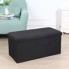 Leather Ottoman Storage Box