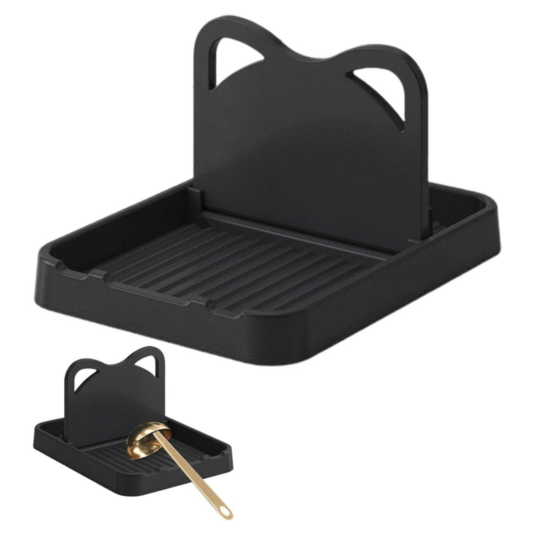 Countertop Pot Lid Rack and Spoon Holder