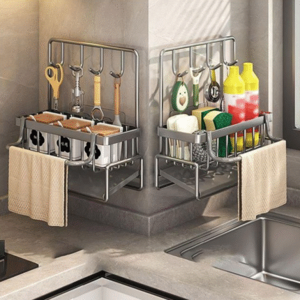 Wall-Mounted Sink Tidy