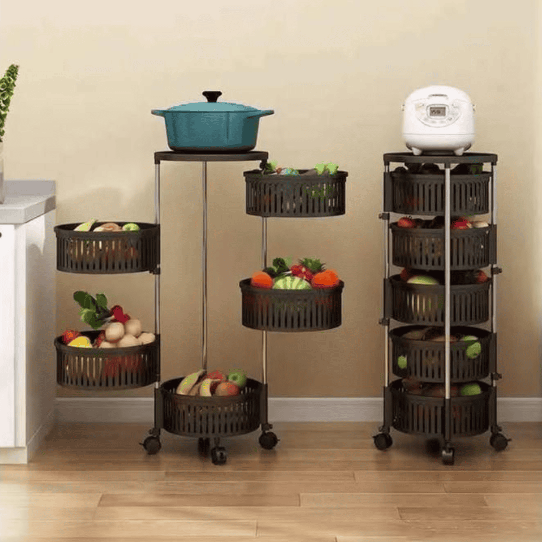 4-Tier Fruit/Vegetable Corner Rack