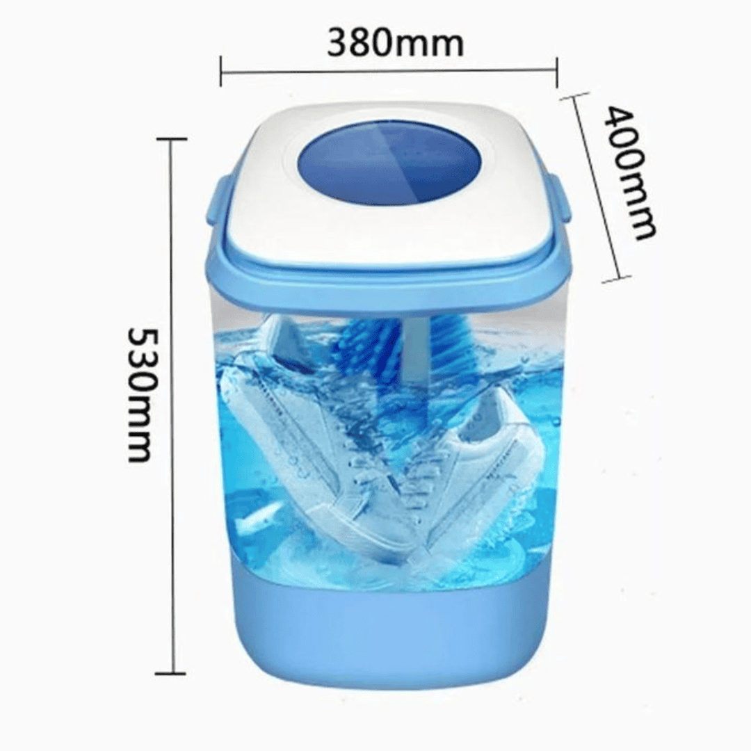 Mini Washing Machine with Shoe Brush