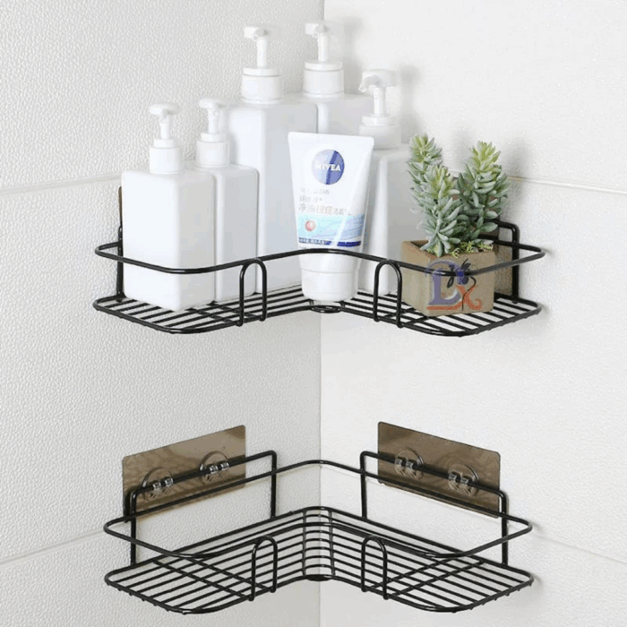Bathroom / Kitchen Corner Rack Shelf