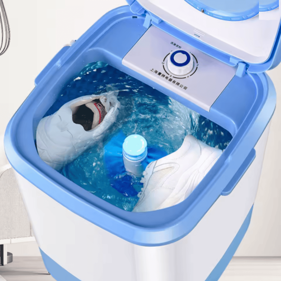 Mini Washing Machine with Shoe Brush