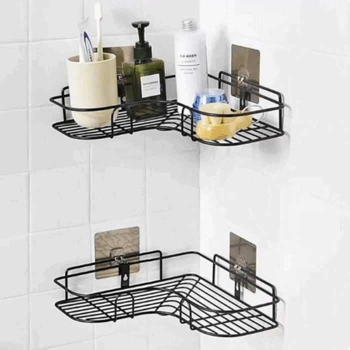 Bathroom / Kitchen Corner Rack Shelf