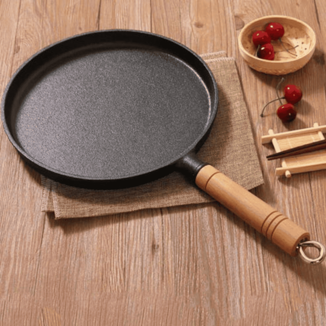 Non Stick Pan with Wooden Handle