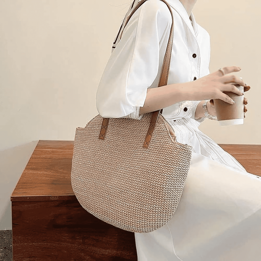 Summer Woven Underarm Bag