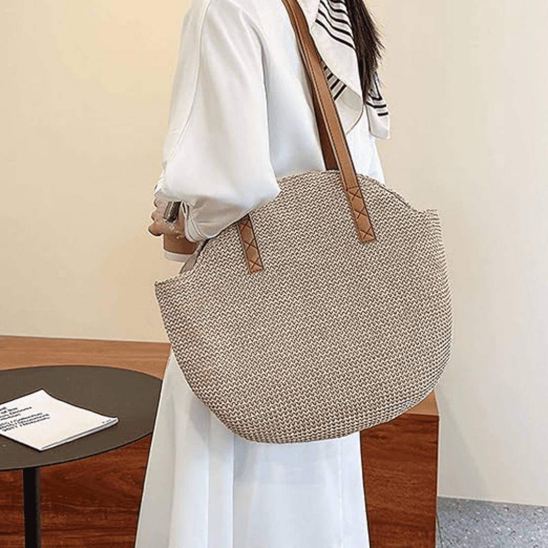 Summer Woven Underarm Bag