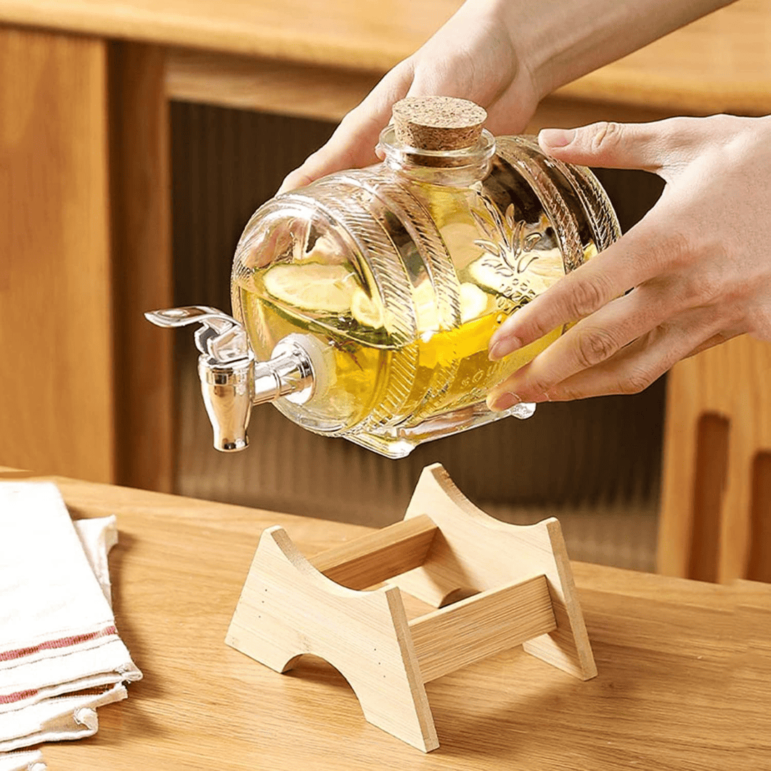 5L Wine Barrel Beverage Dispenser