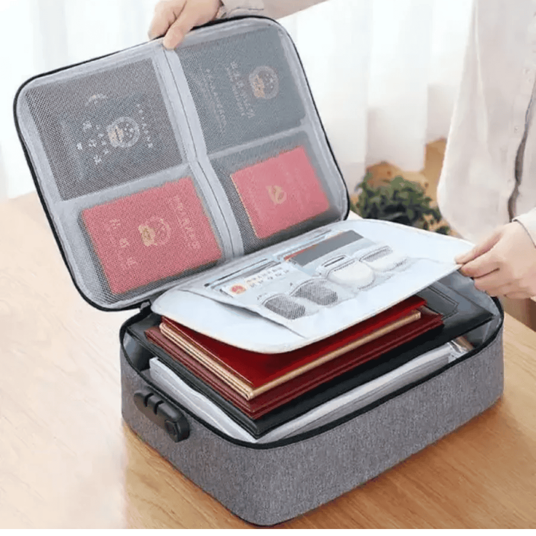 Fireproof/Water-Resistant Documents Organizer