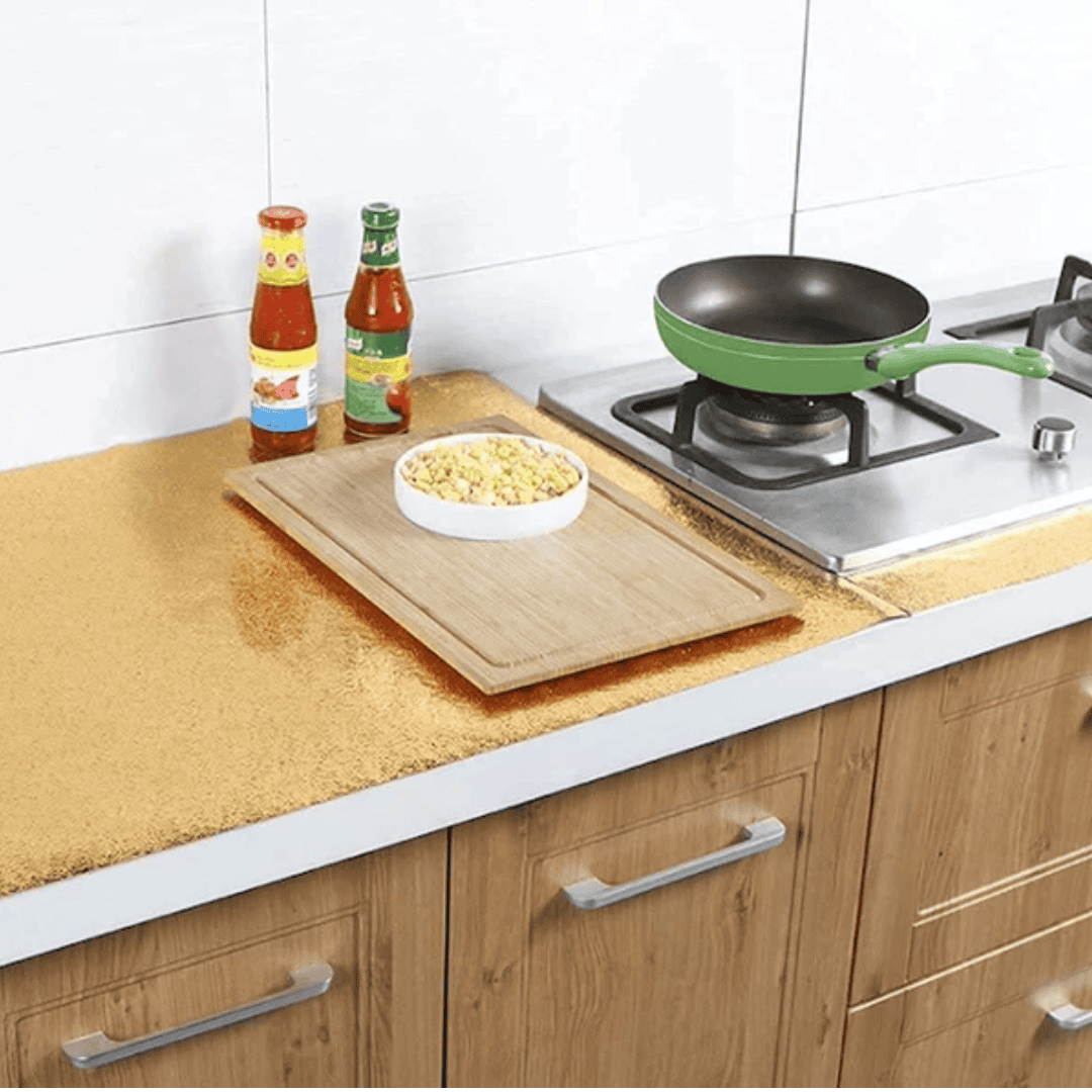 Gold Aluminium Foil / Kitchen Table Top Liner