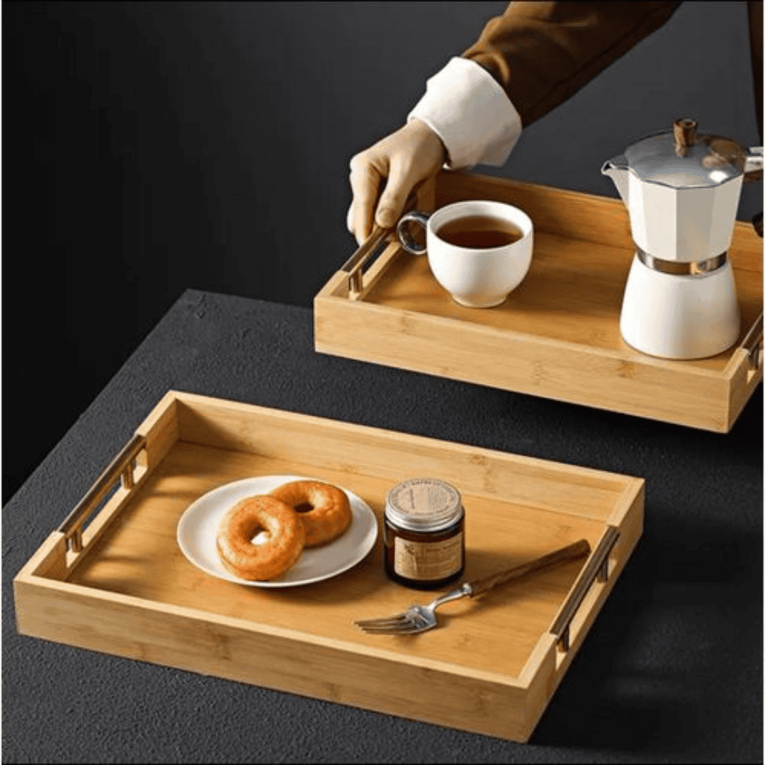 Tray Set of 3 Bamboo