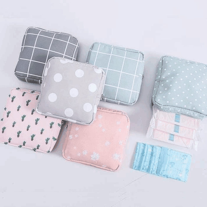 Large Capacity Sanitary Napkin Storage Bag