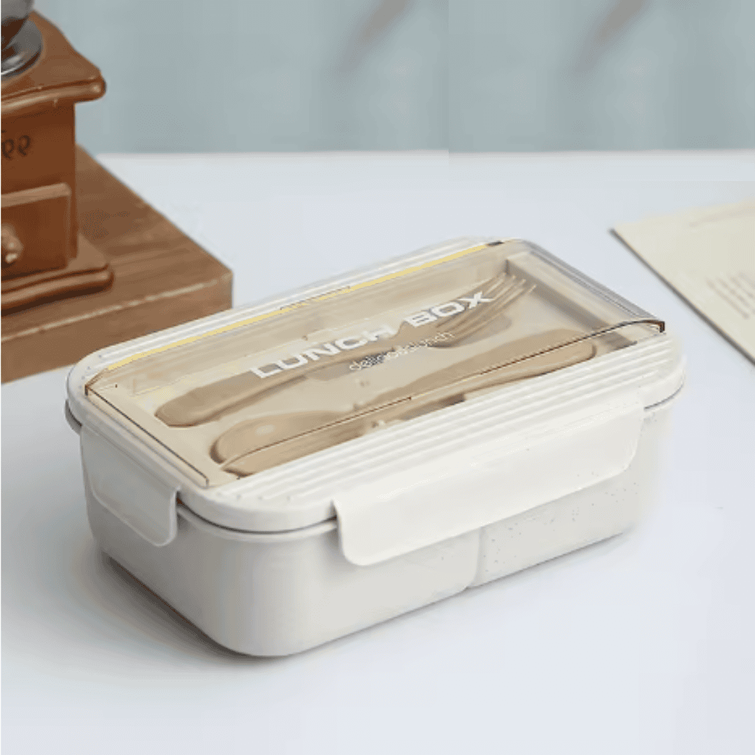 Bento Lunch Box with 3 Compartments