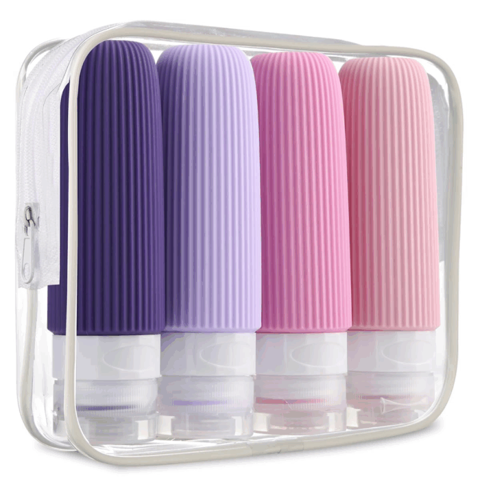 100ml Silicone Squeeze Bottle / Travel Toiletry Cosmetic Bottle Set