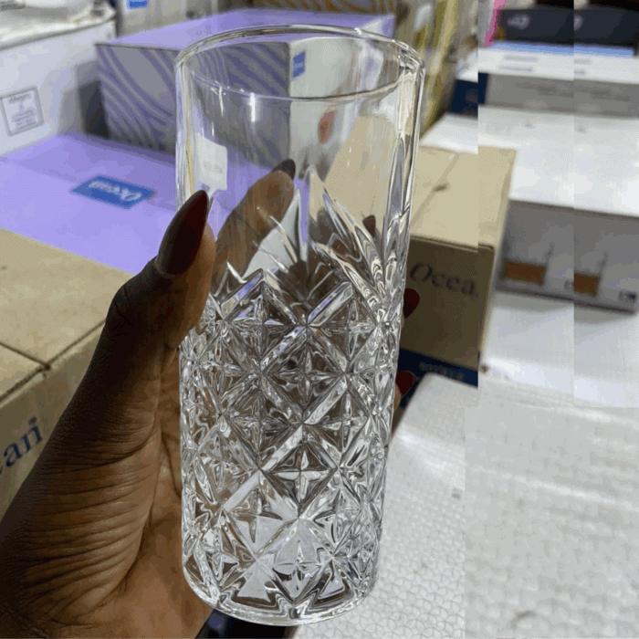 Set of 6 High Quality Long Glasses