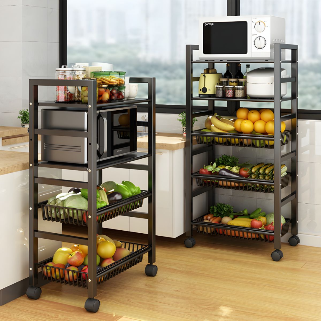Metallic Kitchen Rack