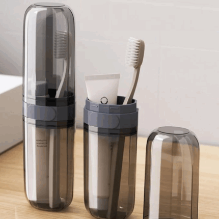 Portable Travel Toothbrush/Toothpaste Holder
