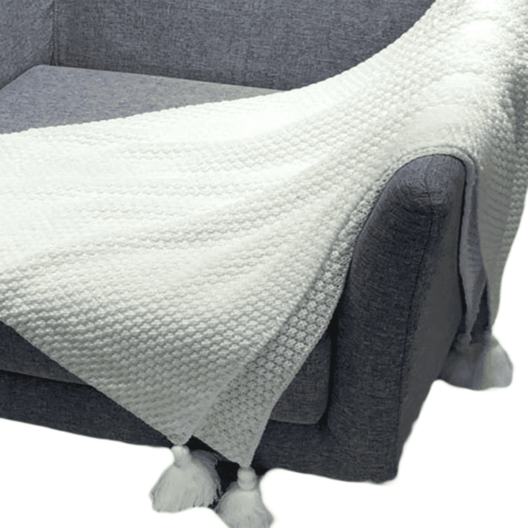 Knitted Throw Blanket Soft Decorative Blanket
