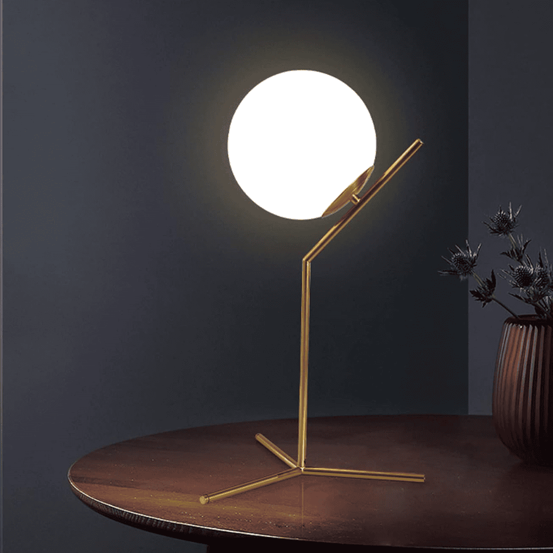 Luxury Creative Ball Glass Table Lamp