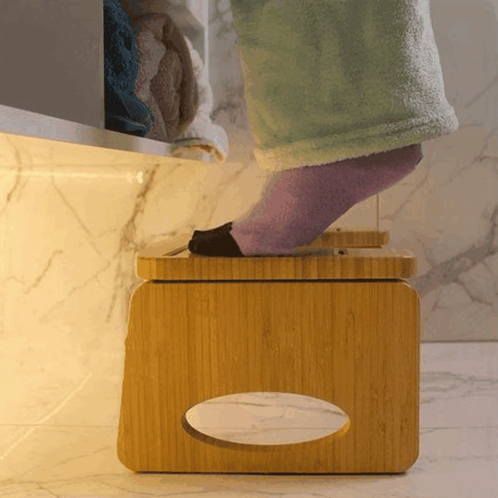 Foldable Wooden Toilet Feet Stool/Office Foot Rest