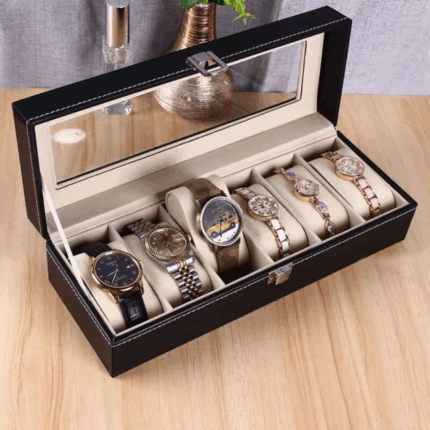6 Slots Watch Organizer/Storage Box