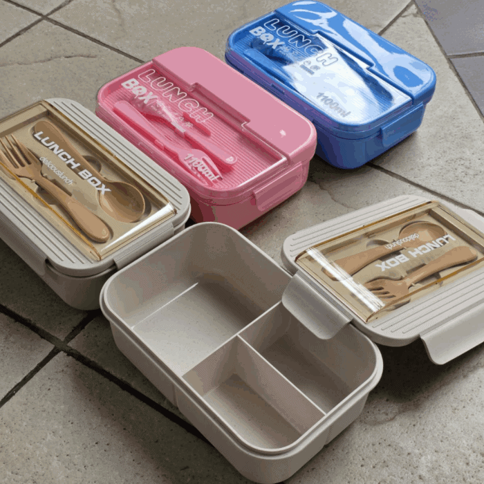 Bento Lunch Box with 3 Compartments