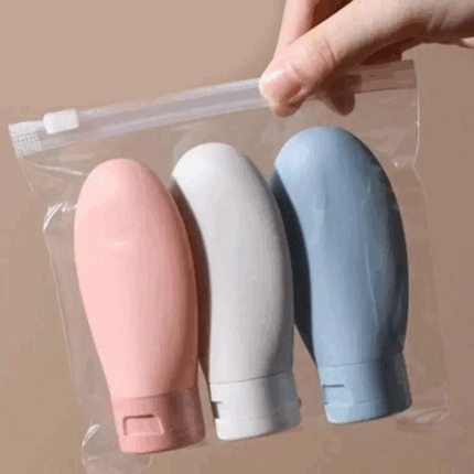 3pcs Squeezed Bottles Travel Set