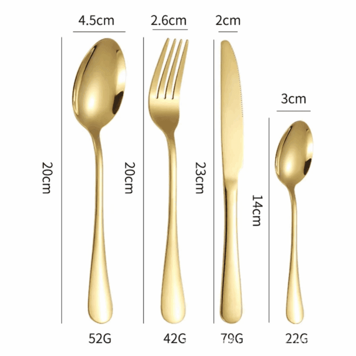 24pcs High Quality Cutlery Set