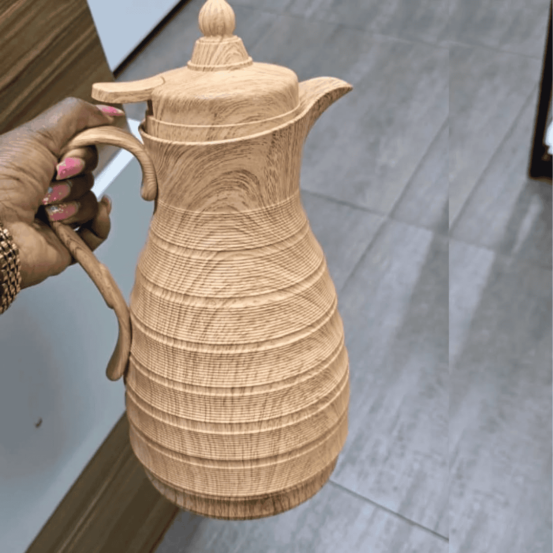 Wooden Feel Vacuum Flask 1 Litre