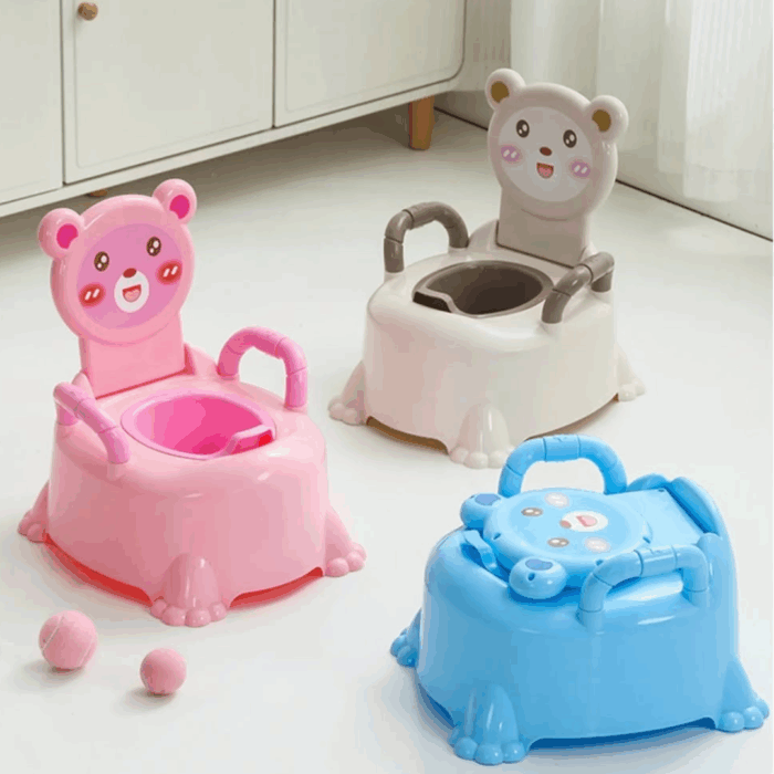 Bear-Shaped Portable Baby Training Potty