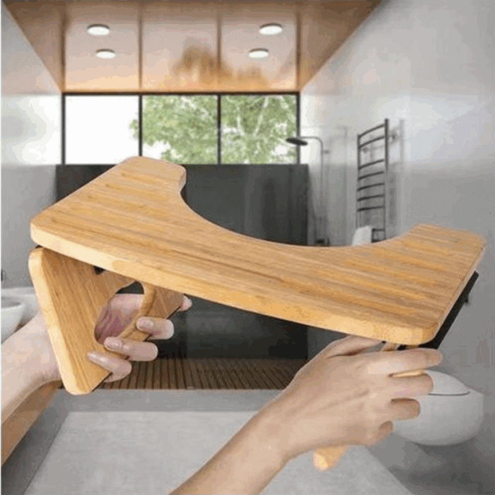 Foldable Wooden Toilet Feet Stool/Office Foot Rest