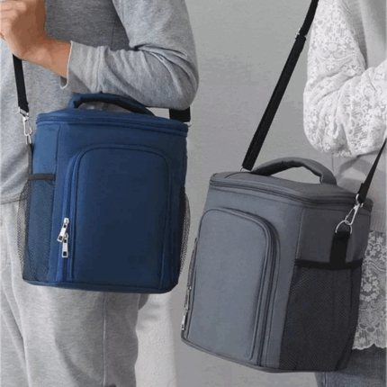 2-Compartment Insulated Lunch Bag