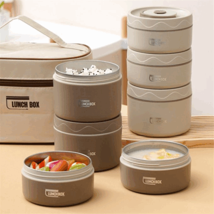 4-in-1 Insulated Lunch Box Set