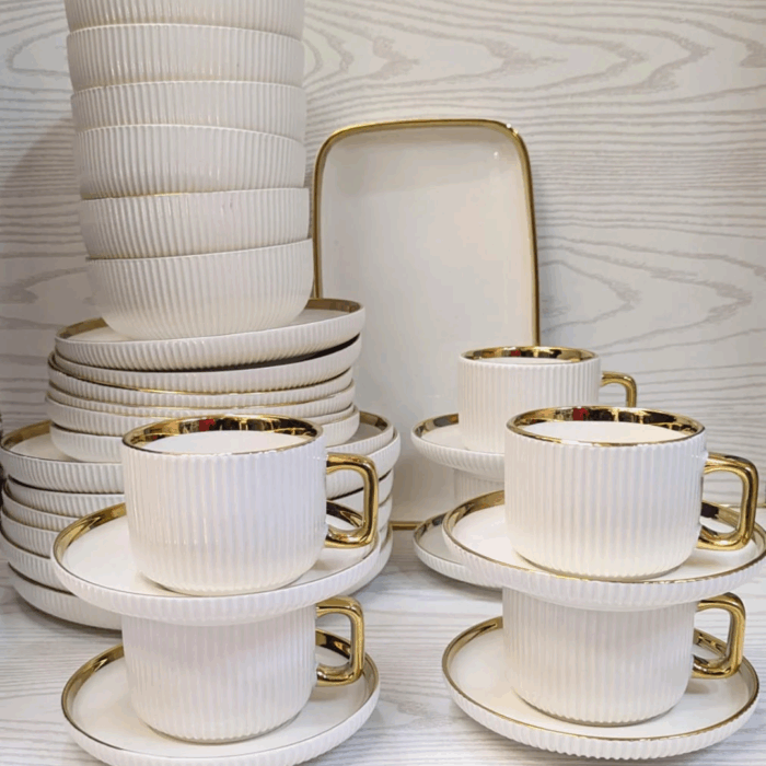 32pcs European Porcelain Dinner Set