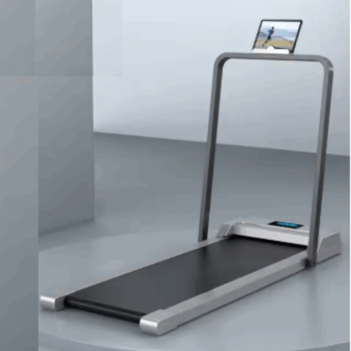 Foldable Walking Pad Treadmill with Handle Bars