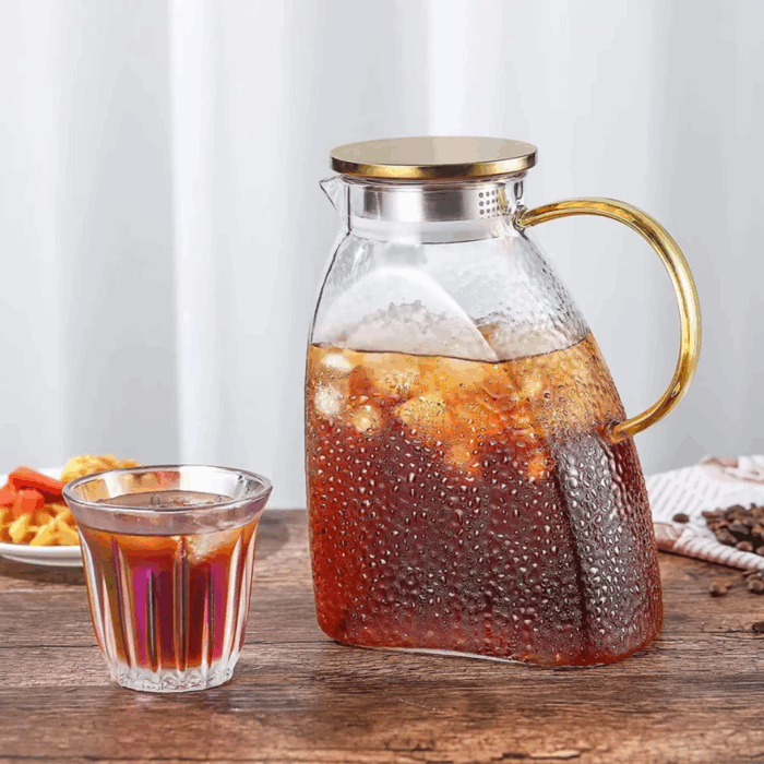 Borosilicate Pot/Kettle with Stainless Steel Lid