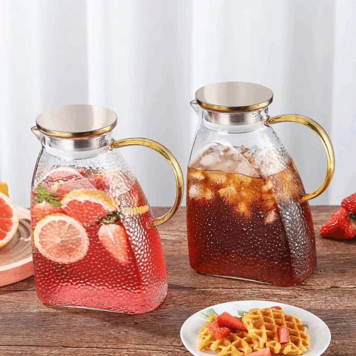 Borosilicate Pot/Kettle with Stainless Steel Lid