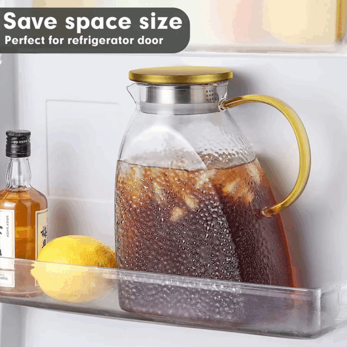 Borosilicate Pot/Kettle with Stainless Steel Lid