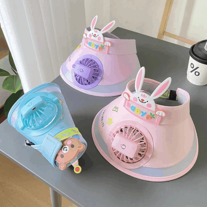 Kids Summer Hat with Fan
