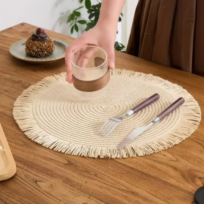 6pcs Set Woven Table Placemats